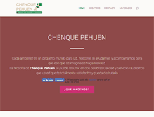Tablet Screenshot of chenquepehuen.com.ar